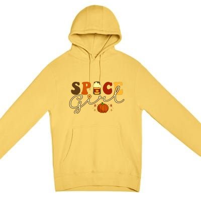 Spice Girl Retro Thankful Gift For Thanksgiving Premium Pullover Hoodie