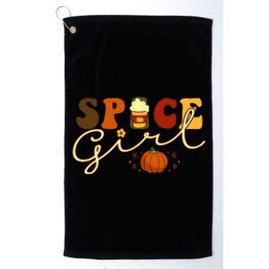 Spice Girl Retro Thankful Gift For Thanksgiving Platinum Collection Golf Towel