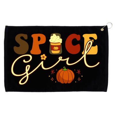 Spice Girl Retro Thankful Gift For Thanksgiving Grommeted Golf Towel