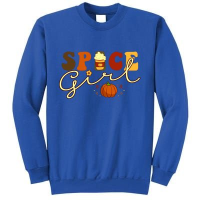 Spice Girl Retro Thankful Gift For Thanksgiving Tall Sweatshirt