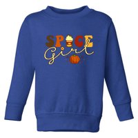 Spice Girl Retro Thankful Gift For Thanksgiving Toddler Sweatshirt