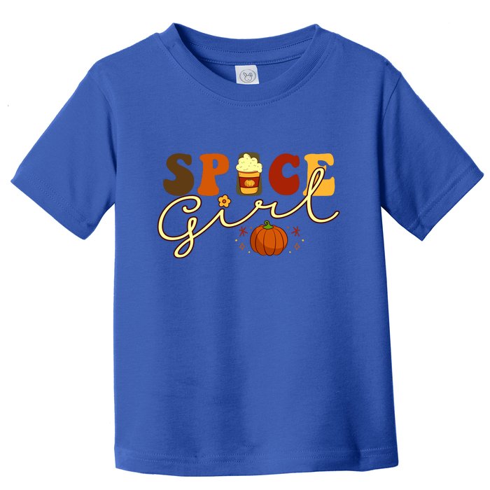 Spice Girl Retro Thankful Gift For Thanksgiving Toddler T-Shirt