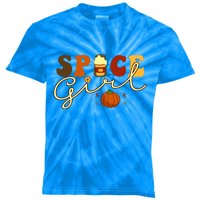 Spice Girl Retro Thankful Gift For Thanksgiving Kids Tie-Dye T-Shirt