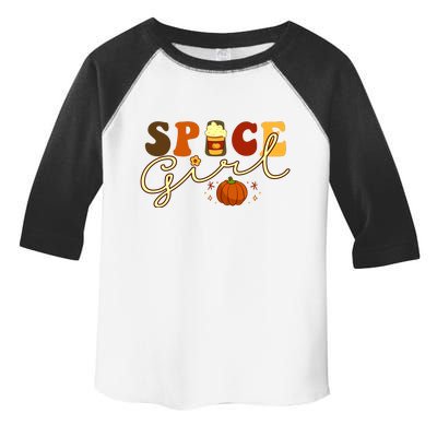 Spice Girl Retro Thankful Gift For Thanksgiving Toddler Fine Jersey T-Shirt