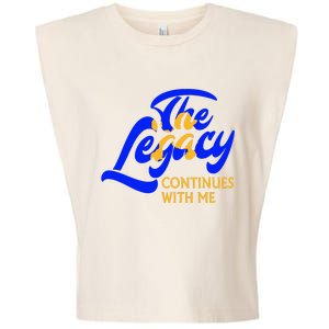 Sigma G.A.M.M.A Rho Sorority The Legancy Continues With Me Garment-Dyed Women's Muscle Tee