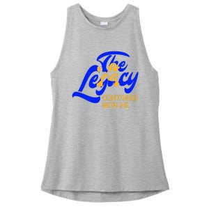 Sigma G.A.M.M.A Rho Sorority The Legancy Continues With Me Ladies PosiCharge Tri-Blend Wicking Tank