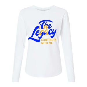 Sigma G.A.M.M.A Rho Sorority The Legancy Continues With Me Womens Cotton Relaxed Long Sleeve T-Shirt