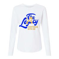 Sigma G.A.M.M.A Rho Sorority The Legancy Continues With Me Womens Cotton Relaxed Long Sleeve T-Shirt