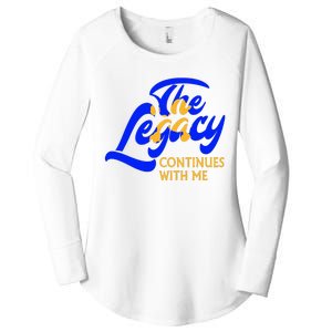 Sigma G.A.M.M.A Rho Sorority The Legancy Continues With Me Women's Perfect Tri Tunic Long Sleeve Shirt