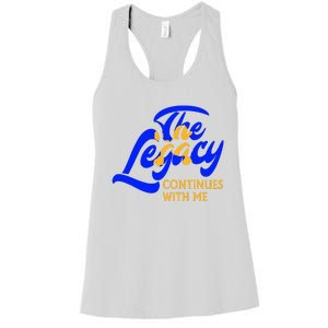 Sigma G.A.M.M.A Rho Sorority The Legancy Continues With Me Women's Racerback Tank