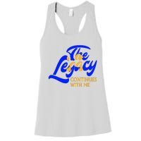 Sigma G.A.M.M.A Rho Sorority The Legancy Continues With Me Women's Racerback Tank