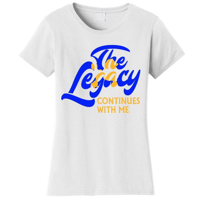 Sigma G.A.M.M.A Rho Sorority The Legancy Continues With Me Women's T-Shirt