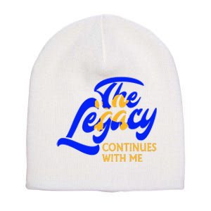 Sigma G.A.M.M.A Rho Sorority The Legancy Continues With Me Short Acrylic Beanie