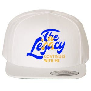 Sigma G.A.M.M.A Rho Sorority The Legancy Continues With Me Wool Snapback Cap