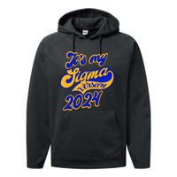 Sigma G.A.M.M.A Rho Sorority Founders Day Its My Sigmaversary Performance Fleece Hoodie