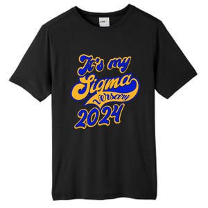 Sigma G.A.M.M.A Rho Sorority Founders Day Its My Sigmaversary Tall Fusion ChromaSoft Performance T-Shirt