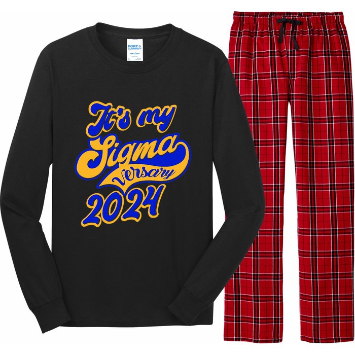 Sigma G.A.M.M.A Rho Sorority Founders Day Its My Sigmaversary Long Sleeve Pajama Set