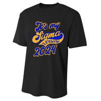 Sigma G.A.M.M.A Rho Sorority Founders Day Its My Sigmaversary Performance Sprint T-Shirt