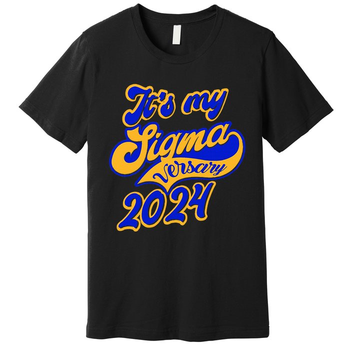 Sigma G.A.M.M.A Rho Sorority Founders Day Its My Sigmaversary Premium T-Shirt