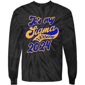 Sigma G.A.M.M.A Rho Sorority Founders Day Its My Sigmaversary Tie-Dye Long Sleeve Shirt