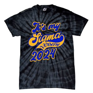 Sigma G.A.M.M.A Rho Sorority Founders Day Its My Sigmaversary Tie-Dye T-Shirt