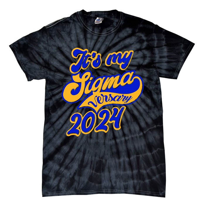 Sigma G.A.M.M.A Rho Sorority Founders Day Its My Sigmaversary Tie-Dye T-Shirt