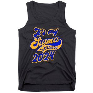 Sigma G.A.M.M.A Rho Sorority Founders Day Its My Sigmaversary Tank Top