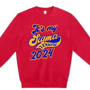 Sigma G.A.M.M.A Rho Sorority Founders Day Its My Sigmaversary Premium Crewneck Sweatshirt