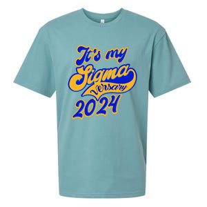 Sigma G.A.M.M.A Rho Sorority Founders Day Its My Sigmaversary Sueded Cloud Jersey T-Shirt