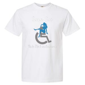 SAVE GAS RIDE THE Handicapped Garment-Dyed Heavyweight T-Shirt