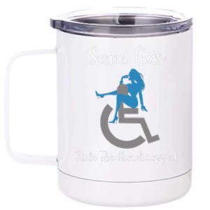 SAVE GAS RIDE THE Handicapped 12 oz Stainless Steel Tumbler Cup