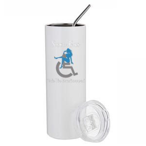 SAVE GAS RIDE THE Handicapped Stainless Steel Tumbler