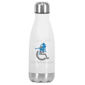 SAVE GAS RIDE THE Handicapped Stainless Steel Insulated Water Bottle