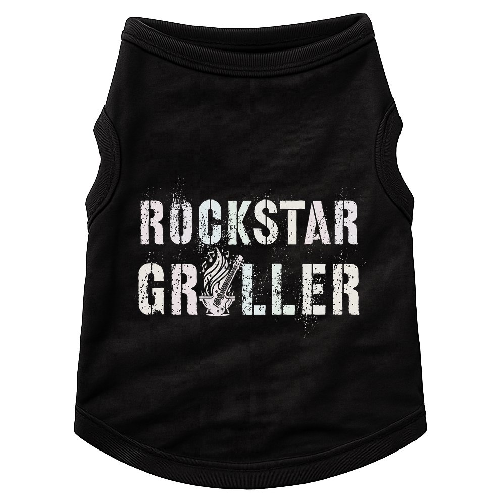 Summer Grilling Rockstar Griller Pit Dad Patio Meat Gangster Doggie Tank
