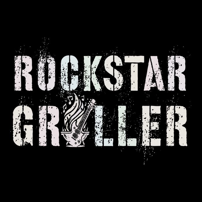Summer Grilling Rockstar Griller Pit Dad Patio Meat Gangster Cooling Performance Crew T-Shirt
