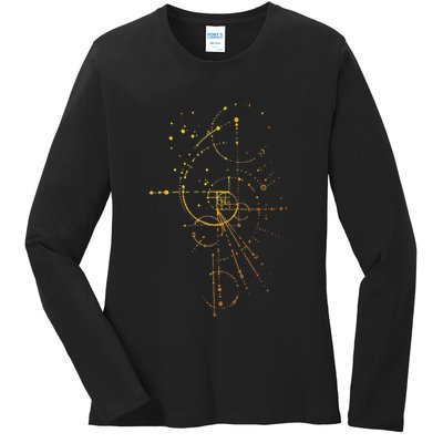 S.P.A.R.K.L.E Golden Ratio Ladies Long Sleeve Shirt
