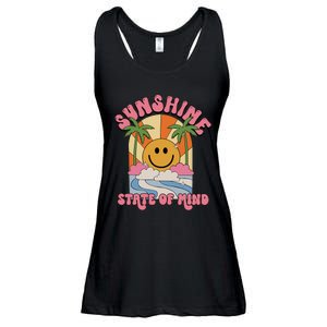 Sunshine Groovy Retro Family Vibes Vacation Summer Holiday Ladies Essential Flowy Tank