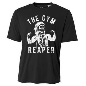 Spooky Gym Reaper Costume for Fitness Enthusiasts Cooling Performance Crew T-Shirt