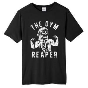 Spooky Gym Reaper Costume for Fitness Enthusiasts Tall Fusion ChromaSoft Performance T-Shirt