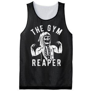 Spooky Gym Reaper Costume for Fitness Enthusiasts Mesh Reversible Basketball Jersey Tank