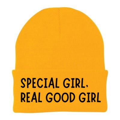 Special Girl Real Good Girl Funny Girls Christmas Knit Cap Winter Beanie