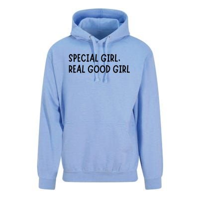 Special Girl Real Good Girl Funny Girls Christmas Unisex Surf Hoodie