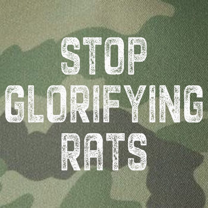 Stop Glorifying Rats Legacy Tie Dye Trucker Hat