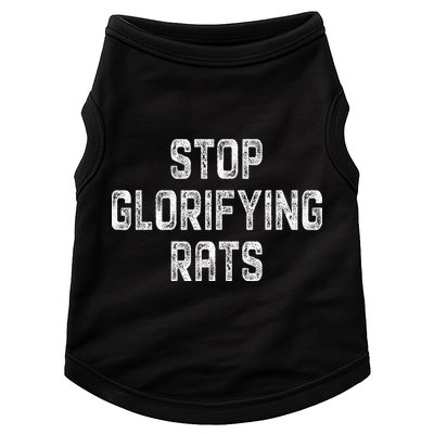 Stop Glorifying Rats Doggie Tank