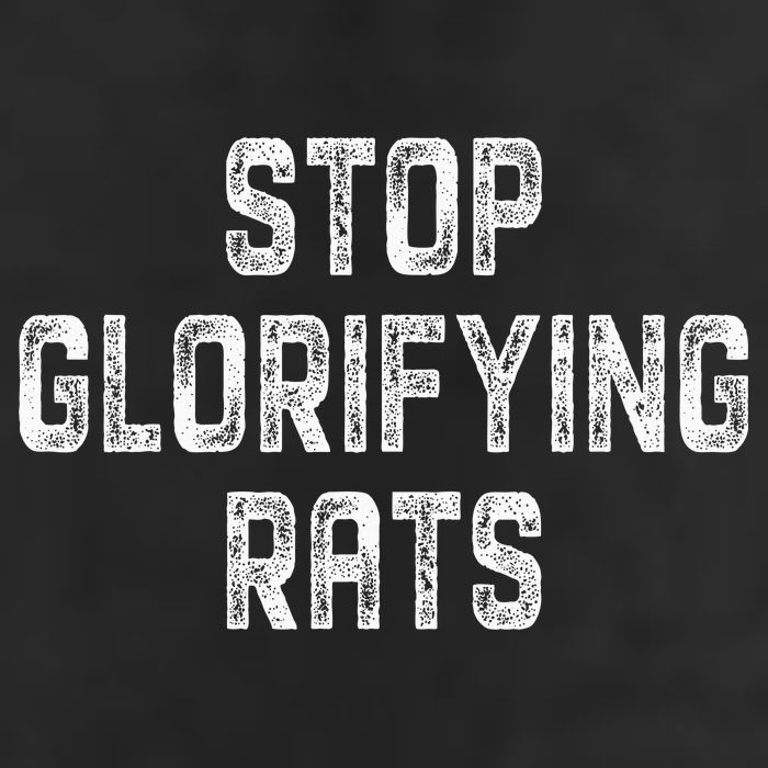 Stop Glorifying Rats Golf Towel