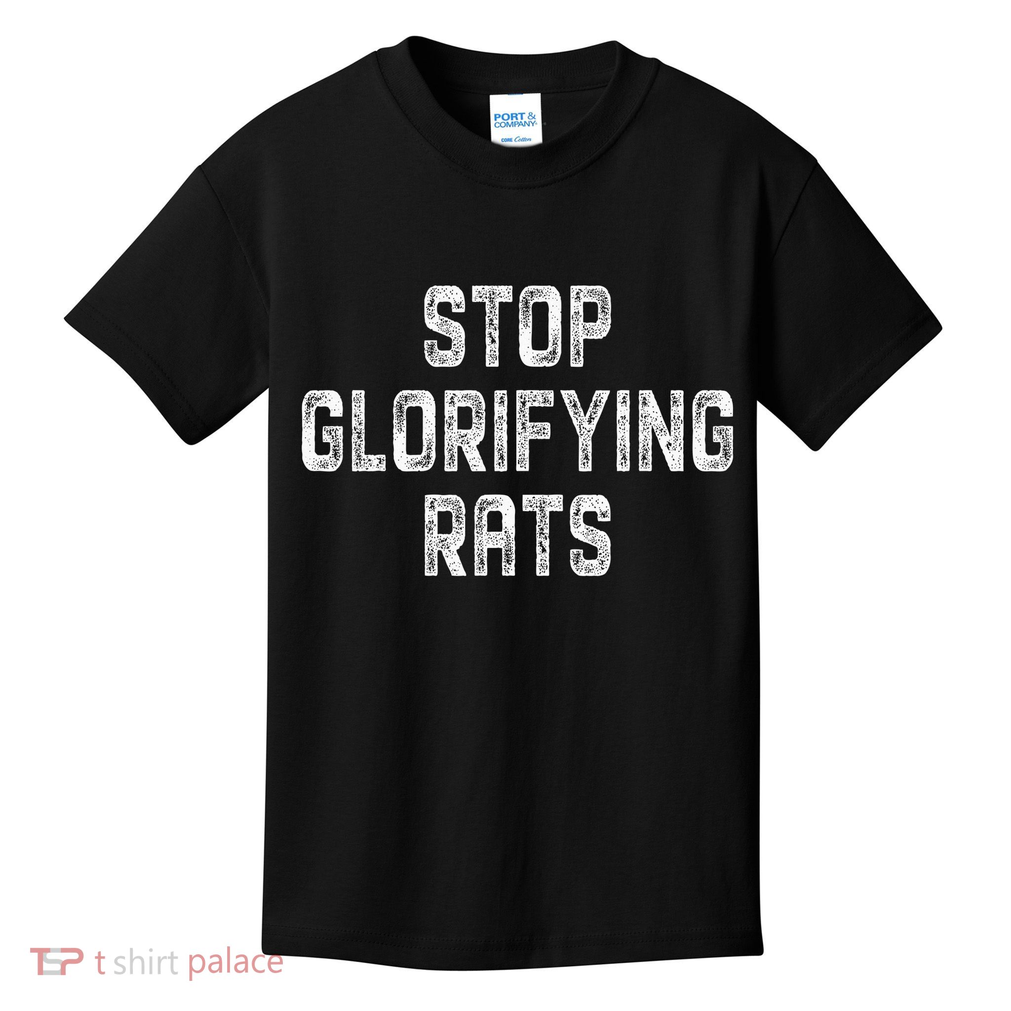 Stop Glorifying Rats Kids T-Shirt
