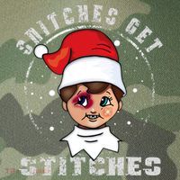 Snitches Get Stitches Elf Xmas Funny Snitches Get Stitches Legacy Tie Dye Trucker Hat