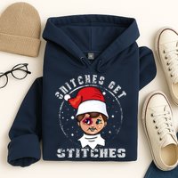 Snitches Get Stitches Elf Xmas Funny Snitches Get Stitches Hoodie