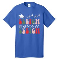 Sleigh girl sleigh funny christmas pun wo groovy xmas  Tall T-Shirt