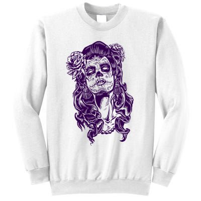 Day Of The Dead Illustration Skeleton Sweatshirt